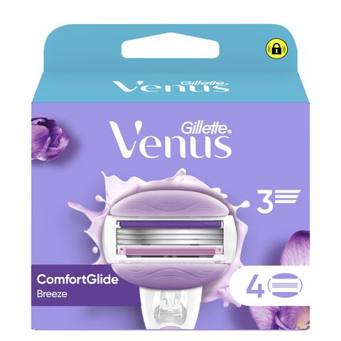 Gillette Venus ComfortGlide Breeze Navulmesjes 4 stuks