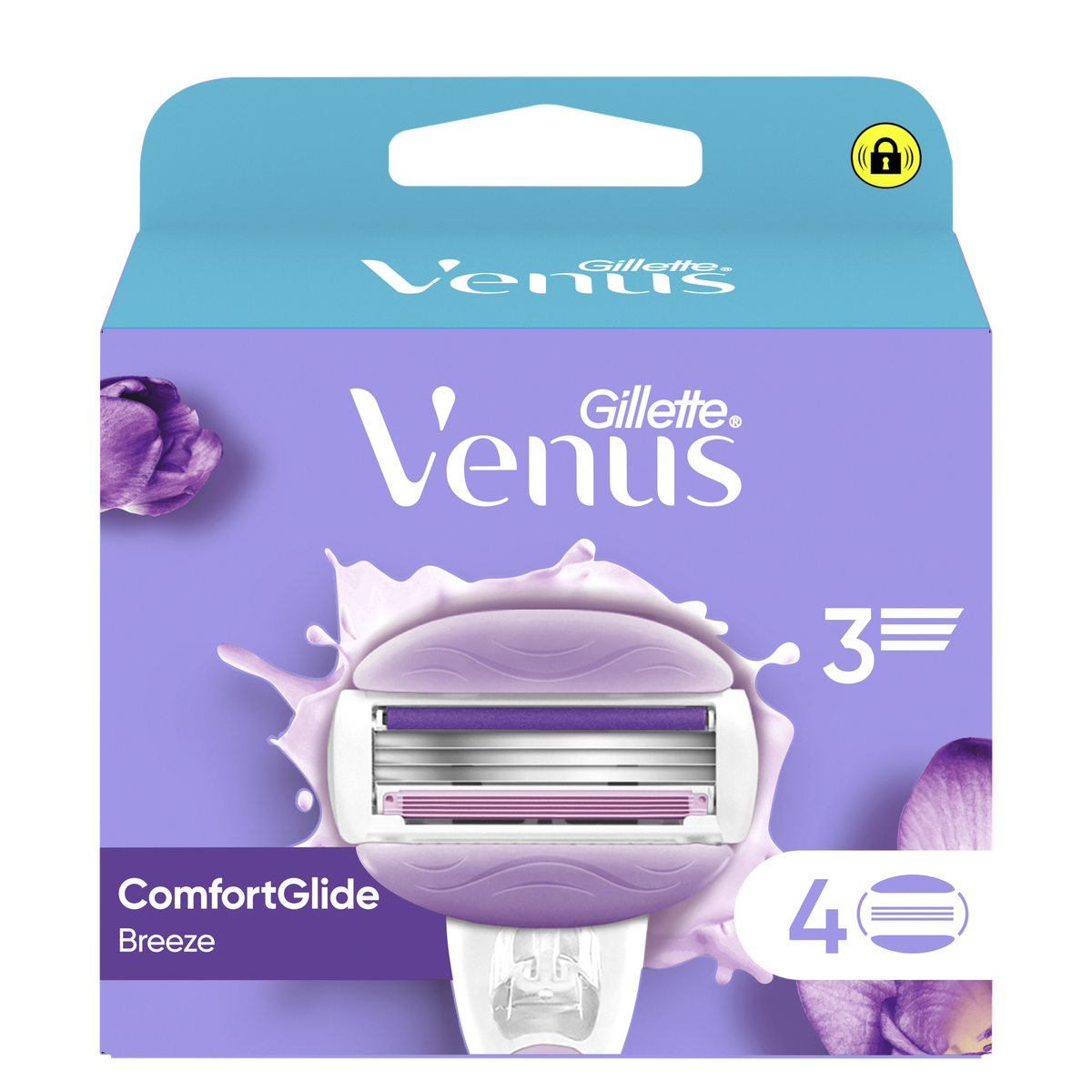 Gillette Venus ComfortGlide Breeze Navulmesjes 4 - 4 stuks