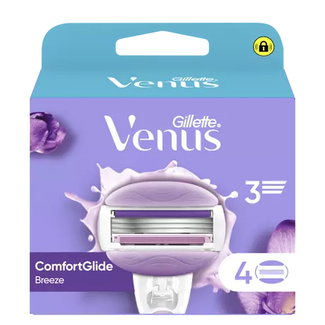 Gillette Venus ComfortGlide Breeze Navulmesjes 4 stuks