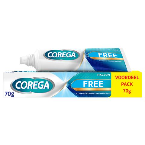 Corega Free Kleefcreme Kunstgebitten - 70 GR