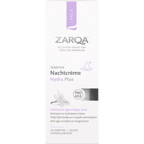 Zarqa Hydra Plus Sensitive Nachtcrème 50 ML