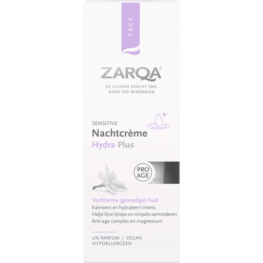 Zarqa Hydra Plus Sensitive Nachtcrème 50 ML