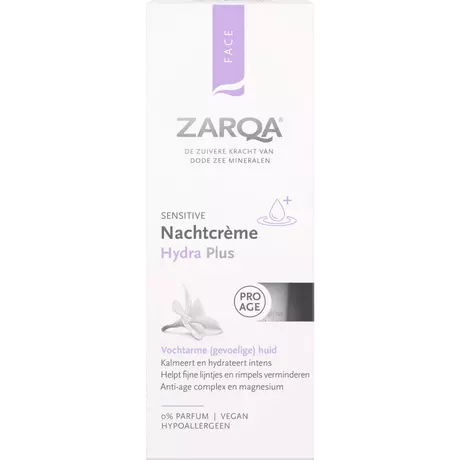 Zarqa Hydra Plus Sensitive Nachtcrème 50 ML