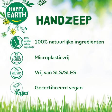 Happy Earth 100% Natuurlijke Cedar Lime Handzeep 300 ML