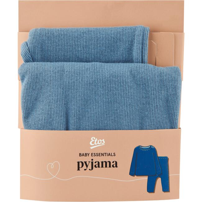 Etos Pyjama Rib Uni Blue Maat 50-56