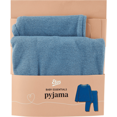 Etos Pyjama Rib Uni Blue Maat 50-56