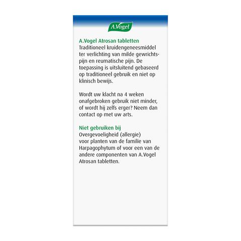 A.Vogel Atrosan bij Milde Gewrichtspijn en Reumatische Pijn Tabletten 60 stuks