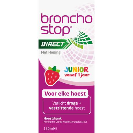 Bronchostop Direct Junior Hoestdrank met Honing 120 ML