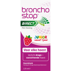 Bronchostop Direct Junior Hoestdrank met Honing 120 ML
