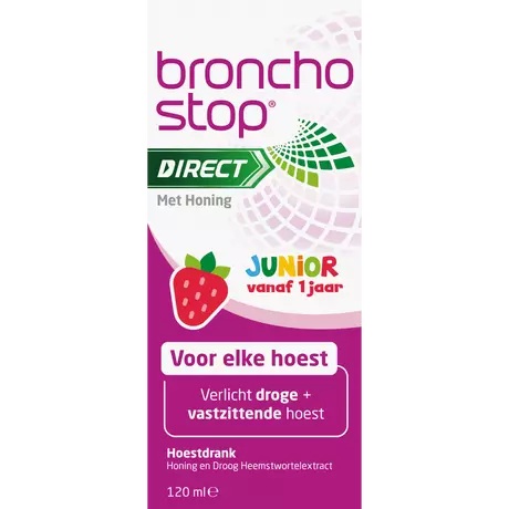 Bronchostop Direct Junior Hoestdrank Met Honing 120 ML