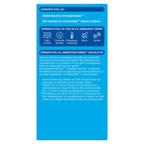 Supradyn Vital 50+ multivitamines voor vijftigplussers  95 tabletten
