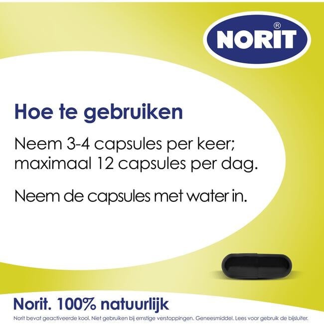 Norit 200 mg 30 Capsules