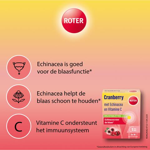 Roter Cranberry Bruis 20 stuks