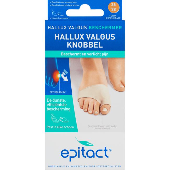 Epitact Hallux Valgus Knobbel Beschermer 36-38