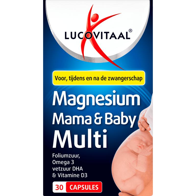 Lucovitaal Magnesium Mama & Baby Multi Capsules 30 stuks