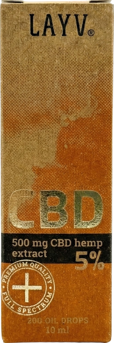 Layv Clean +500 mg Full Spectrum CBD Olie