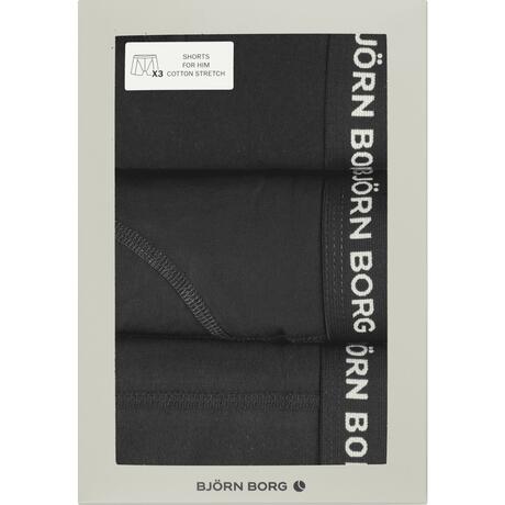 BJÖRN BORG Boxershorts Mannen 3-pack Zwart Maat XL