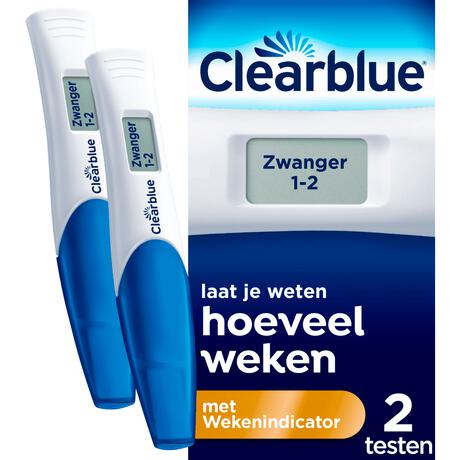 Clearblue Zwangerschapstest met Wekenindicator 2 Stuks