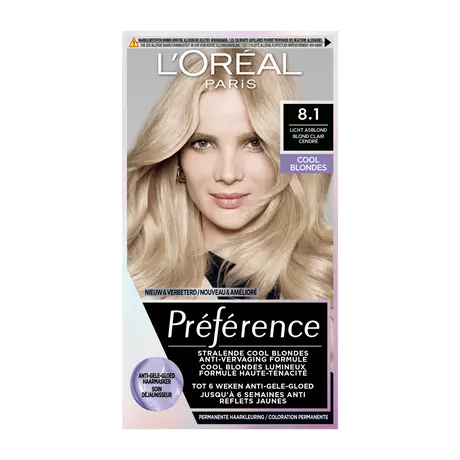 L'Oréal Paris Préférence Permanente Haarverf 8.1 Copenhague