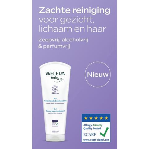 Weleda Baby Derma 3-in-1 Herstellende Douchecrème