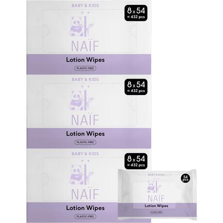 Naïf Plasticvrije Lotion Billendoekjes 24x54 stuks