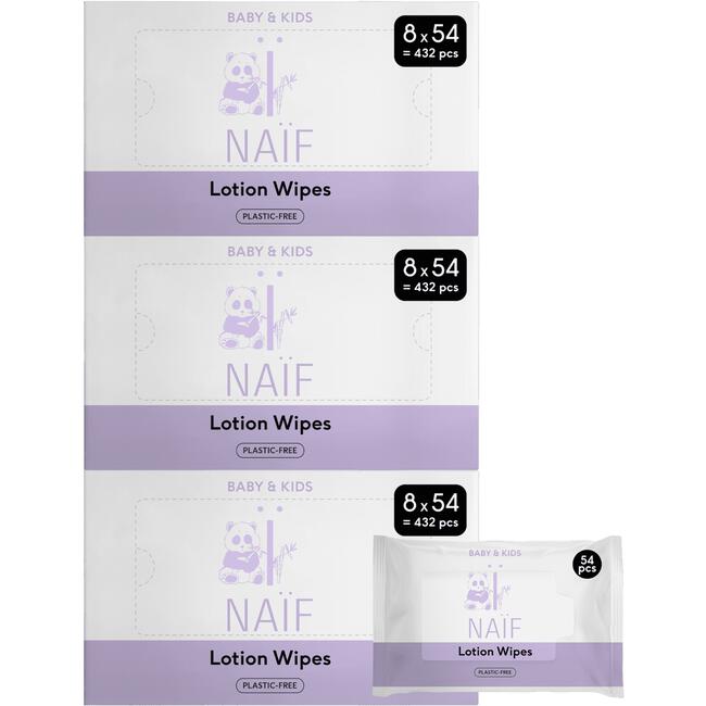 Naïf Plasticvrije Lotion Billendoekjes 24x54 stuks