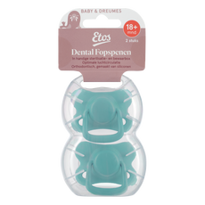 Etos Fopspenen 18+ Maanden Groen/Blauw 2 stuks