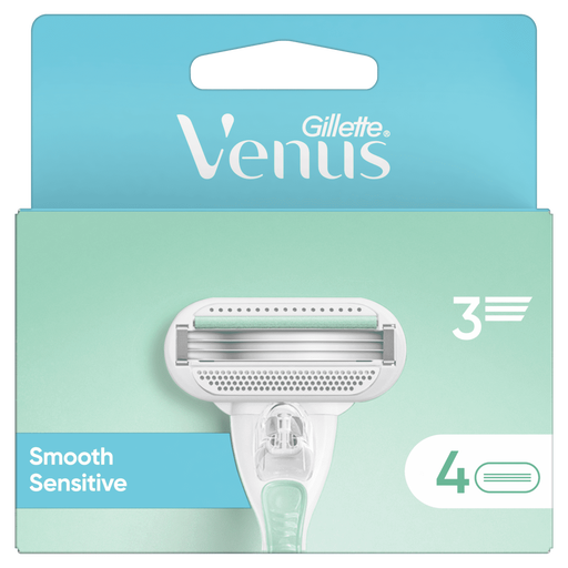 Gillette Venus Smooth Sensitive Navulmesjes 4 stuks