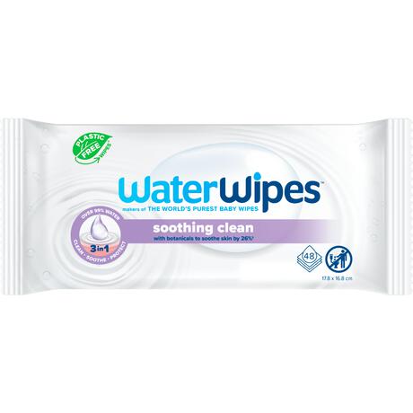 Waterwipes Soothing Clean Billendoekjes 48 stuks