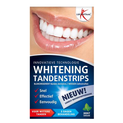 Lucovitaal Whitening Tandenstrips 5 stuks