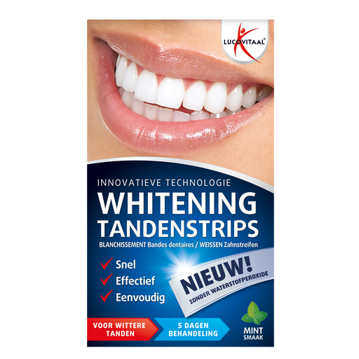 Lucovitaal Whitening Tandenstrips 5 stuks