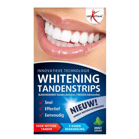 Lucovitaal Whitening Tandenstrips 5 stuks
