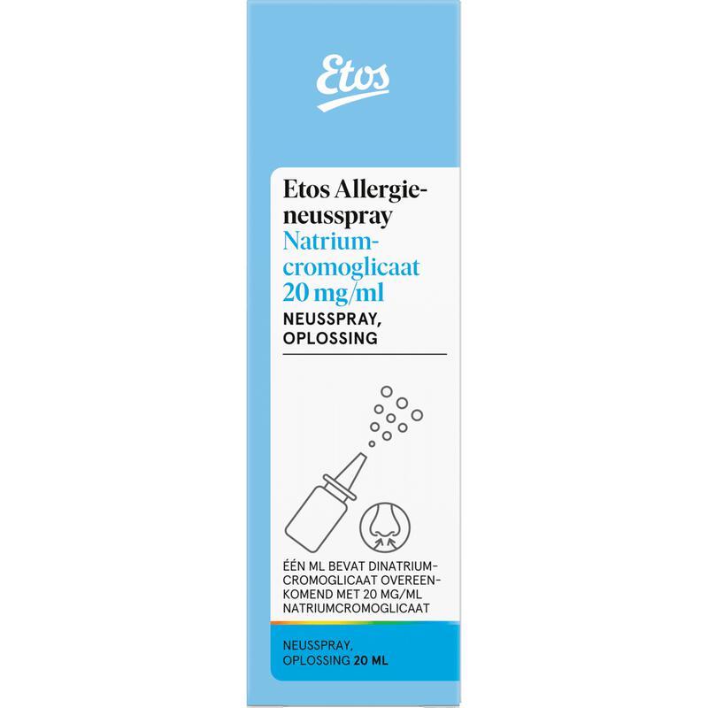 Etos Allergie Neusspray Natriumcromoglicaat 20 MG/ML 20 ML