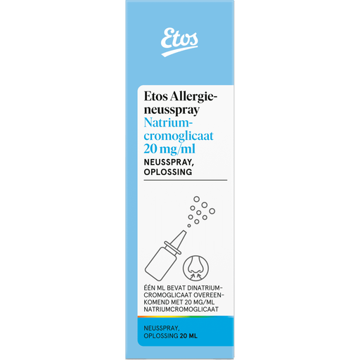 Etos Allergie Neusspray Natriumcromoglicaat 20 MG/ML 20 ML