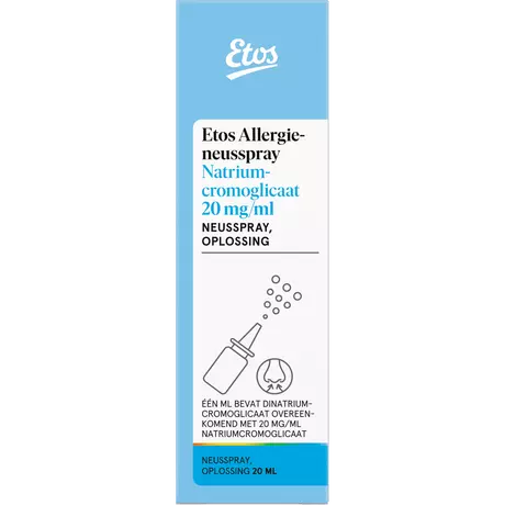 Etos Allergie Neusspray Natriumcromoglicaat 20 MG/ML 20 ML