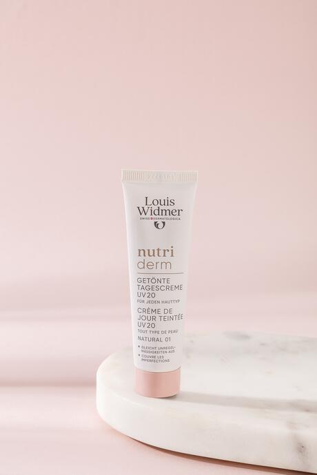 Louis Widmer Nutriderm Getinte Dagverzorging SPF20 Naturel 01 Zonder Parfum 30 ML