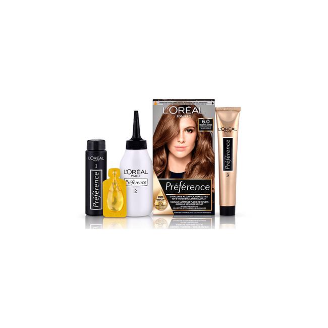 L'Oréal Paris Préférence Permanente Haarverf 6.0 Buenos Aires Donkerblond