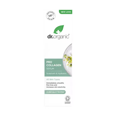 Dr Organic Collagen Boost Serum - Soapbark 30 Ml