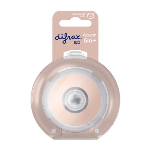 Difrax Mammafeel Flessenspeen Medium 6+ Maanden Geschikt voor combinatievoeding