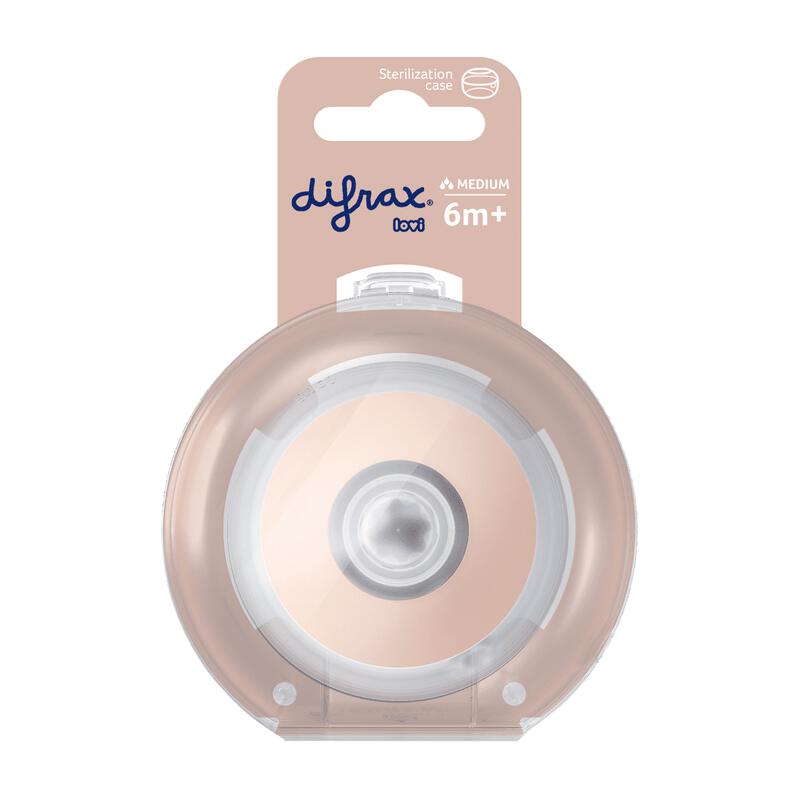 Difrax LOVI Mammafeel Flessenspeen 6M+ Medium