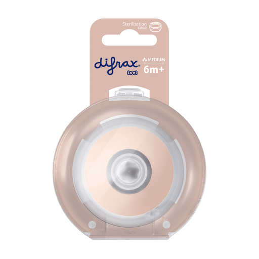 Difrax LOVI Mammafeel Flessenspeen 6M+ Medium