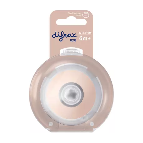 Difrax LOVI Mammafeel Flessenspeen 6M+ Medium