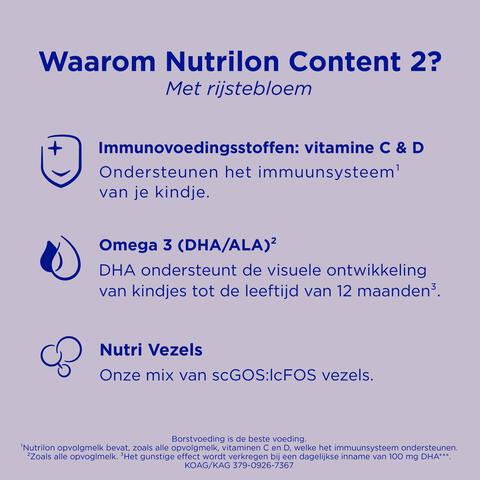 Nutrilon Content 2 Opvolgmelk 6-10 Maanden 800 gram