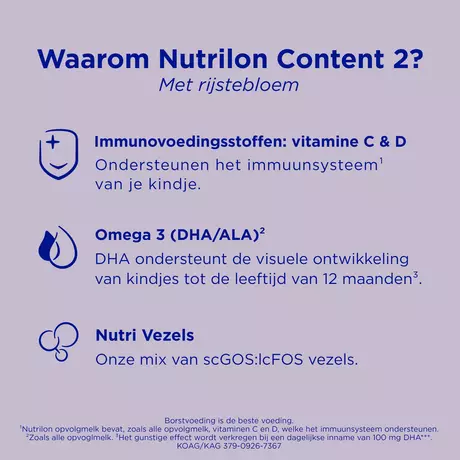 Nutrilon Content 2 Opvolgmelk 6-10 Maanden 800 gram