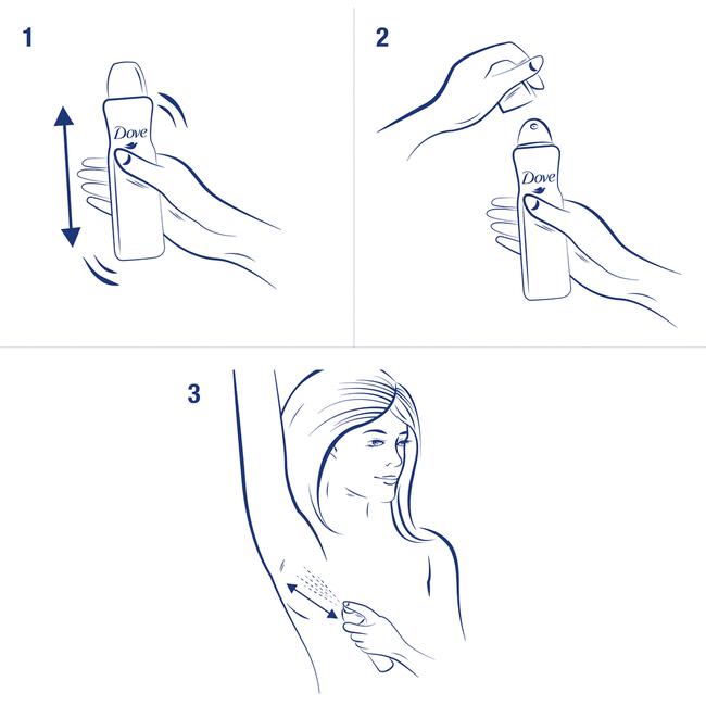Dove Deodorant Spray Cotton Soft Anti-Transpirant 150 ML