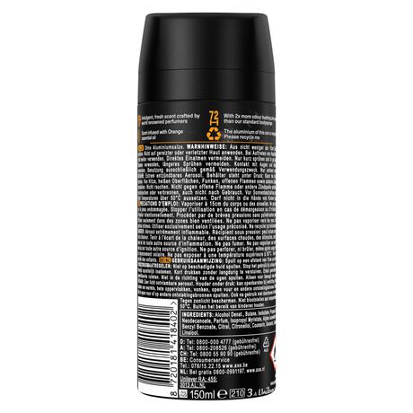 AXE Fine Fragrance Black Vanilla Deodorant Bodyspray 150 ML