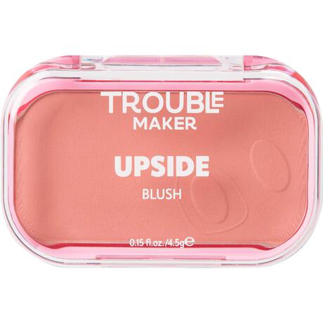Trouble Maker Upside Powder Blush Glass Half Full