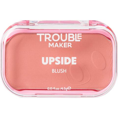 Trouble Maker Upside Powder Blush Glass Half Full