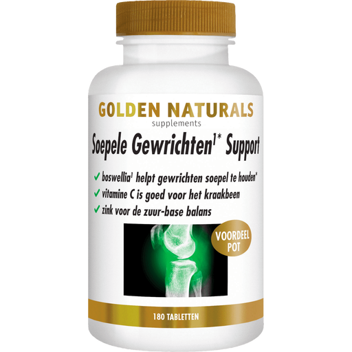 Golden Naturals Soepele Gewrichten Support Tabletten 180 stuks