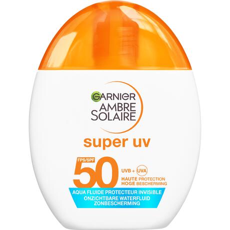 Garnier Ambre Solaire Super UV Face Refreshing Water Fluid Transparent SPF50+ 40 ML